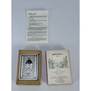 Vintage Bríscola Classic Card Game From Italy Complete 1990 Museum Co